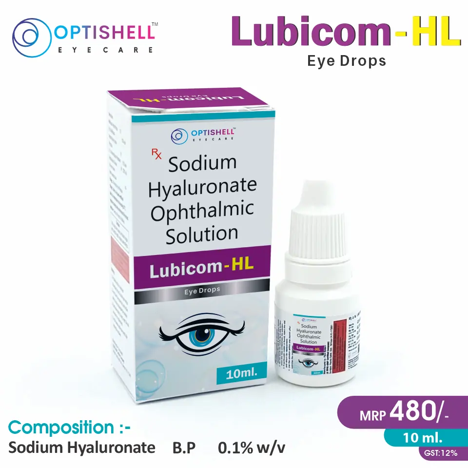Sodium Hyaluronate (0.1% w/v) at the best price in PCD Pharma Franchise for Eye Lubricant.